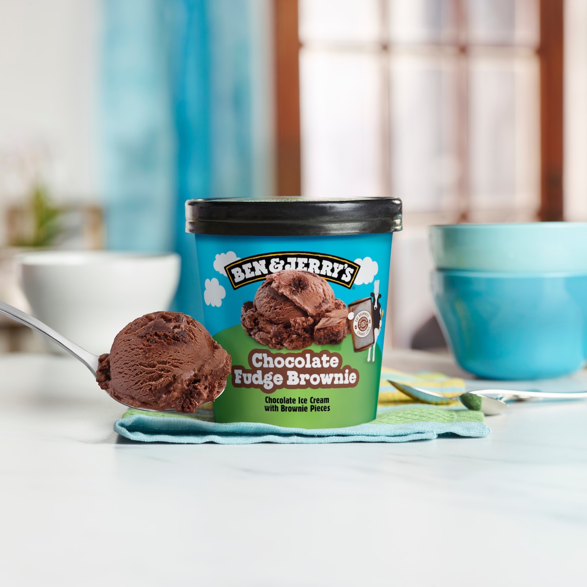 Chocolate Fudge Brownie Gelato -  Tub 3 / 4