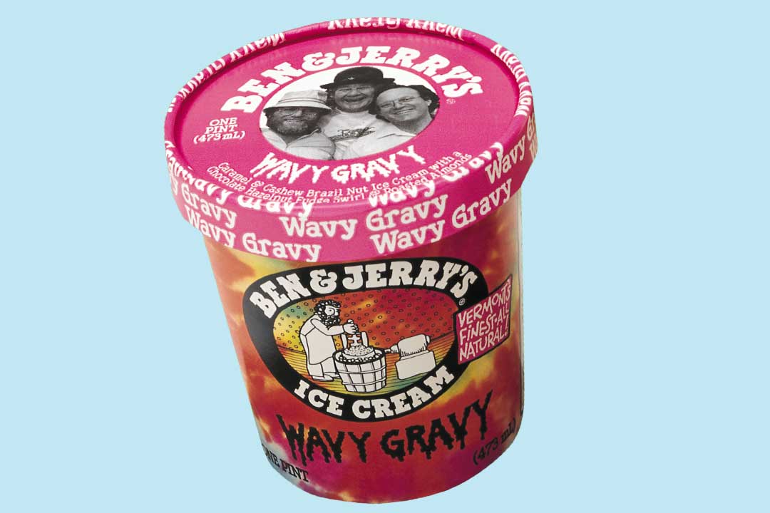 Vecchio barattolo di Wavy Gravy